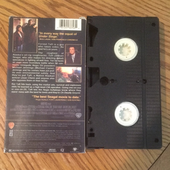 4 Vintage VHS Steven Seagal Movies The Patriot/Above the Law/Under Siege 2 + - Picture 7 of 9